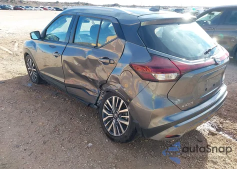 2021 Nissan Kicks Sv Xtronic Cvt из США, поврежденный, VIN 3N1CP5CV6ML487536